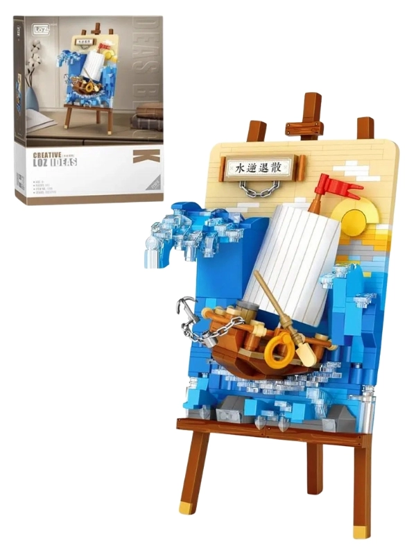 Vagon Life LOZ Creative Serisi Gemi Tablosu Lego Seti 592 Parça Oyuncak Yapım Seti FFLZ-1280