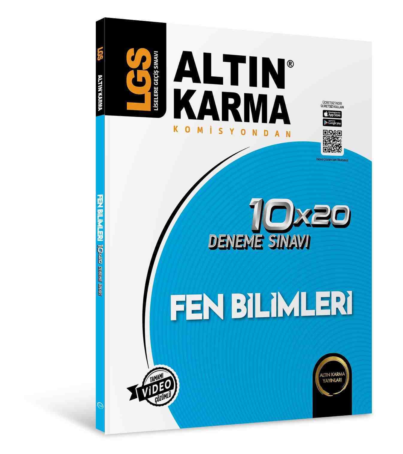 Altınkarma Yayınları LGS 8.Sınıf  Fen Bilimleri 10*20 Branş Deneme