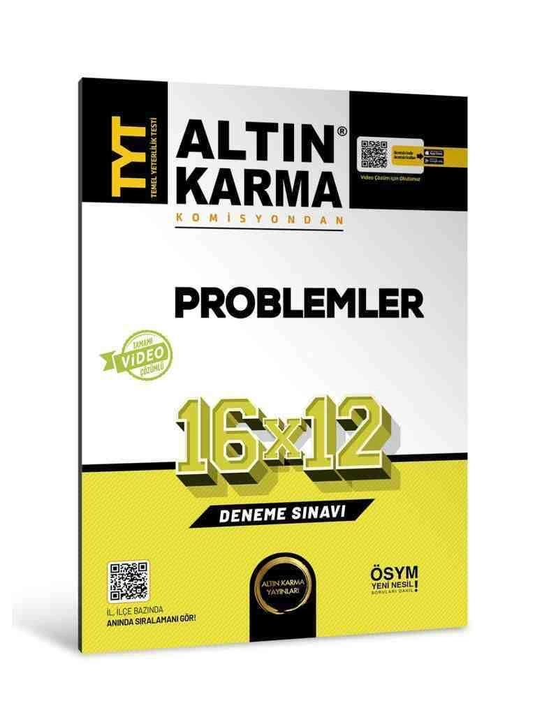 Altınkarma TYT Problemler 16*12 Deneme Sınavı 
