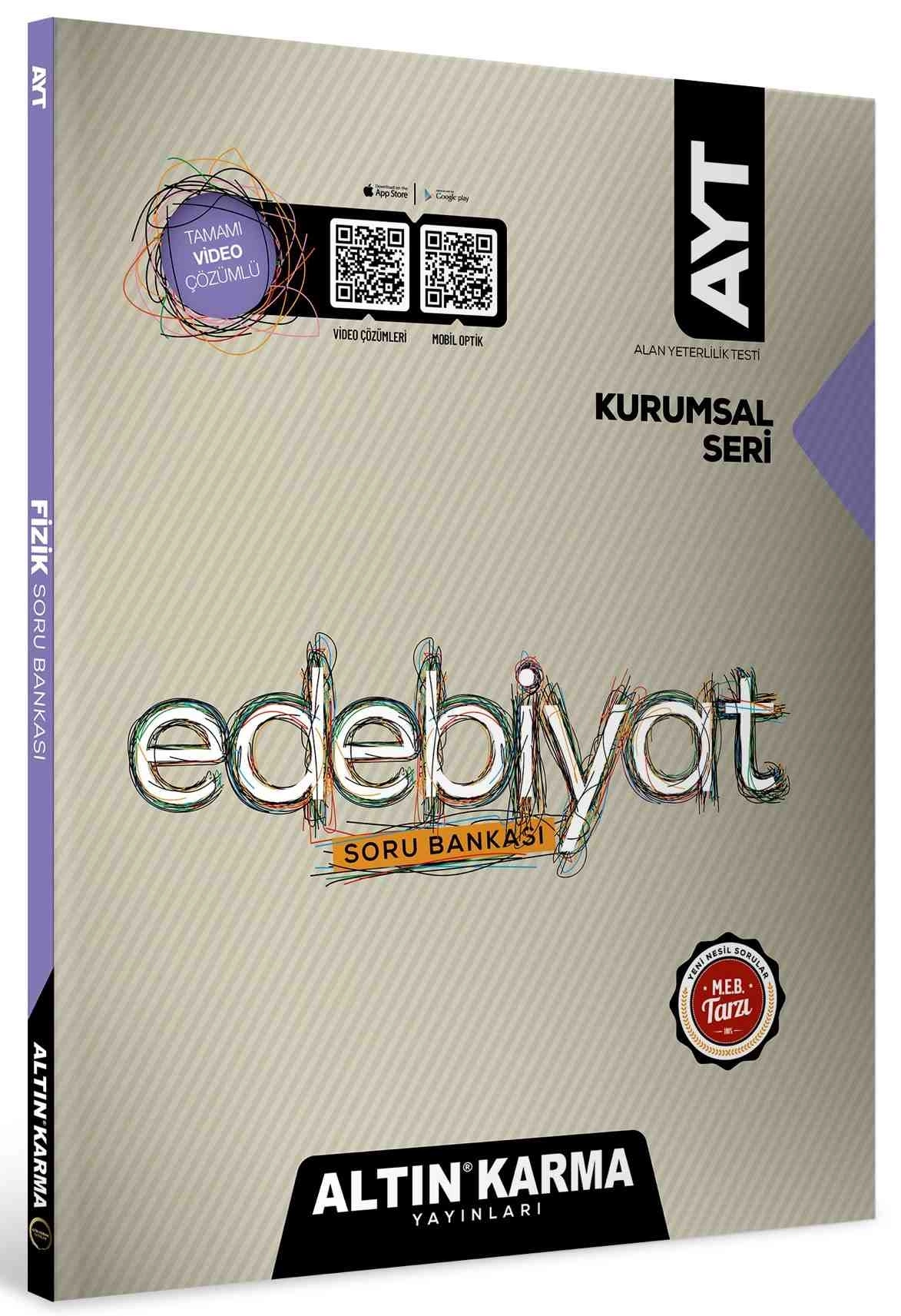 Altınkarma Yayınları Kurumsal AYT Türk Dili ve Edebiyatı  Soru Bankası