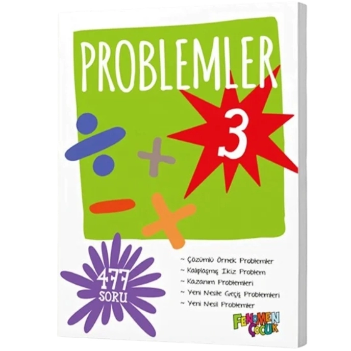 Fenomen Çocuk 3. Sınıf Problemler 3.Sınıf Matematik