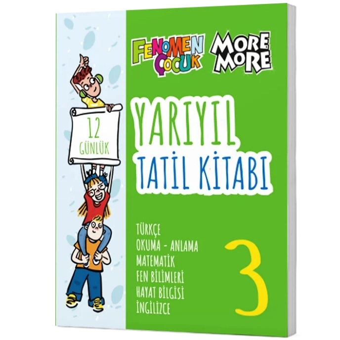 Fenomen Çocuk More&More 3. Sınıf Yarıyıl Tatil Kitabı 