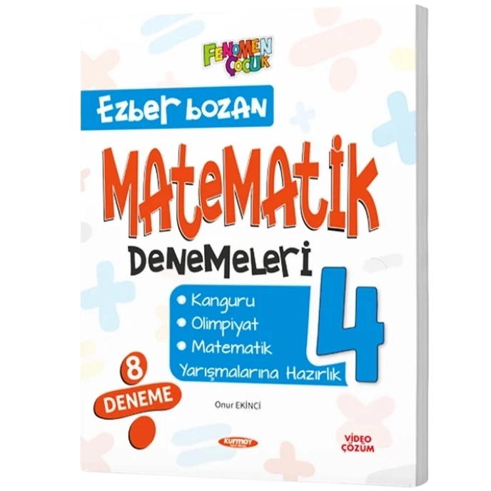 Fenomen Çocuk 4. Sınıf Ezber Bozan Matematik Denemeleri 