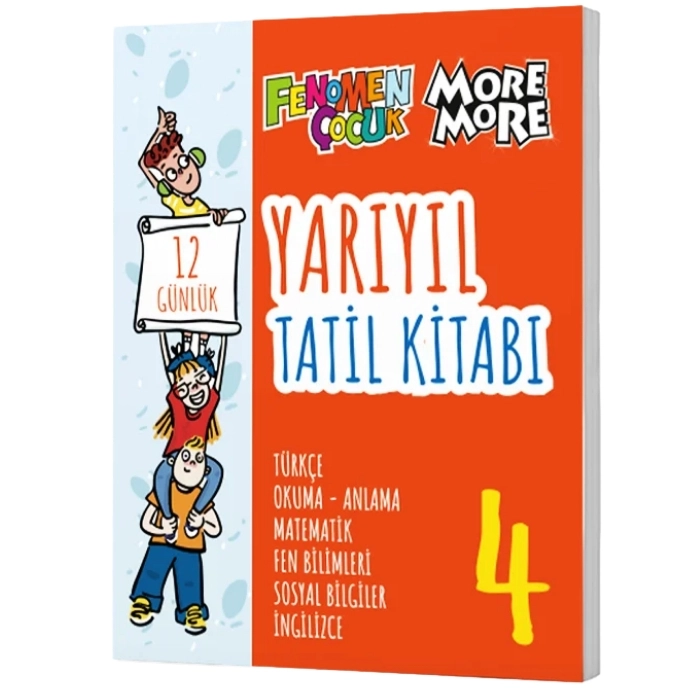 Fenomen Çocuk More&More 4. Sınıf Yarıyıl Tatil Kitabı
