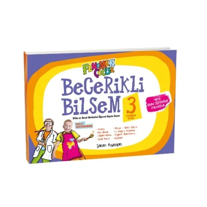 Fenomen 3.Sınıf Becerikli Bilsem 3 Hazırlık Kitabı