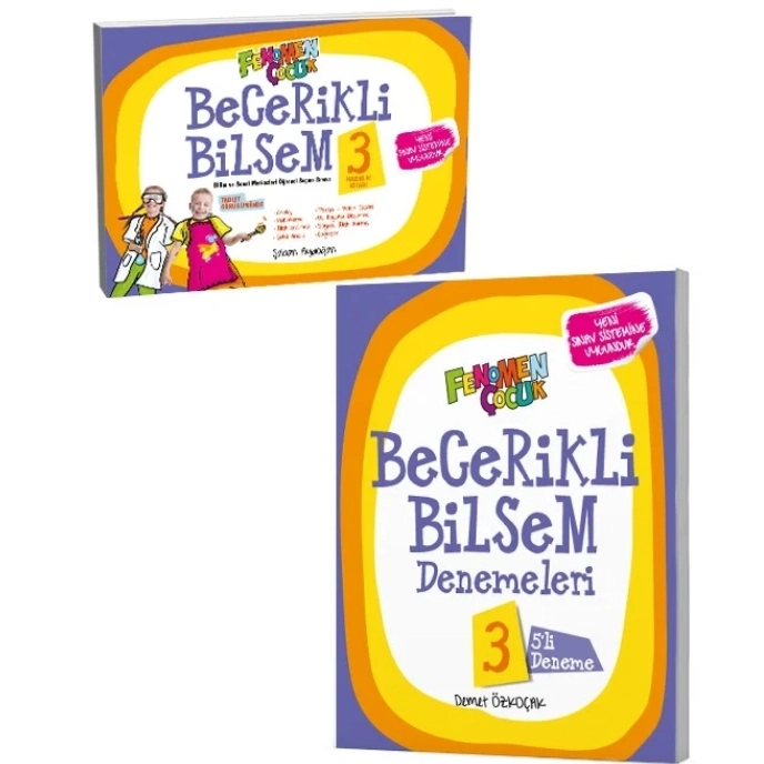Fenomen 3.Sınıf Becerikli Bilsem 3 Hazırlık Kitabı – Denemeleri