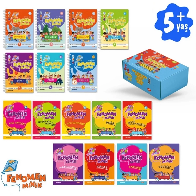 Fenomen Minik Okul Öncesi Öğrenci Seti 16 Kitap  5+ Yaş