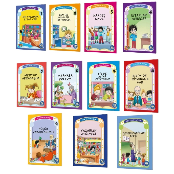 Her Yanım Kitap Hikaye Seti 10 Kitap ve + 1 Değerlendirme Kitabı  Ay Çocuk