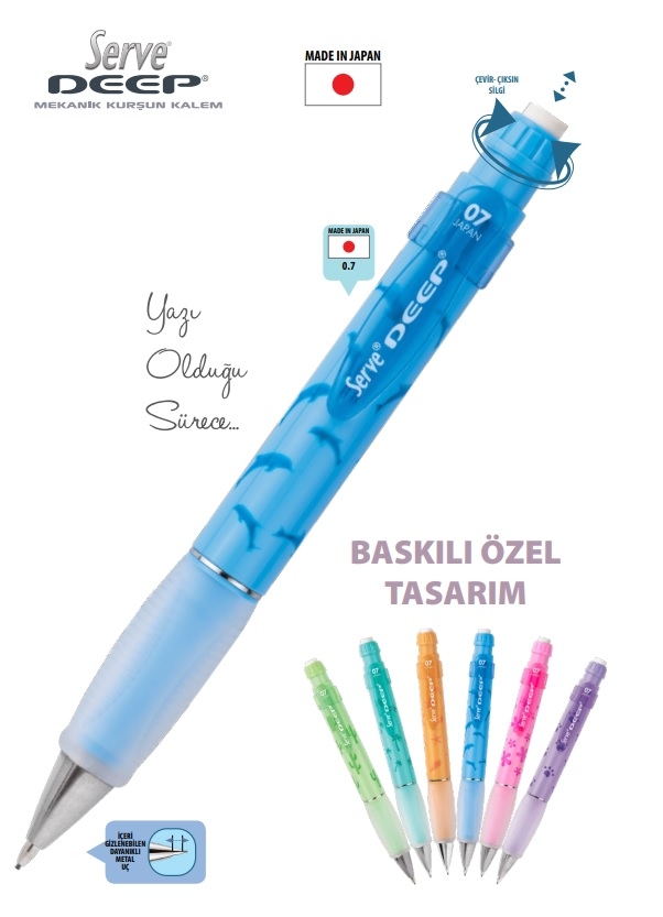 Serve Deep Versatil Kalem Doğa Teması – Elma Yeşili