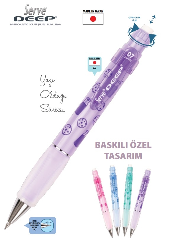 Serve Deep Versatil Kalem Tatlı Serisi Cupcake – Şeker Pembe