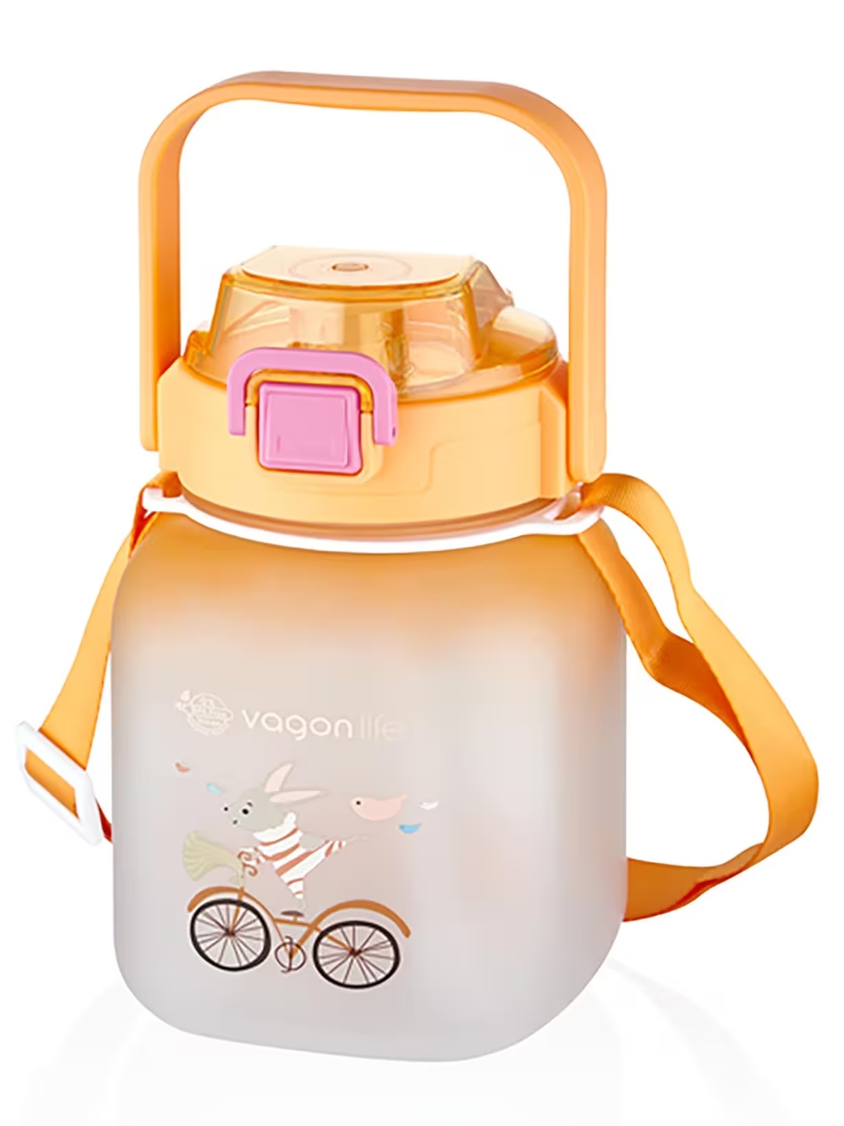 Vagonlife Tritan Su Matarası 1100 ml VGN2275-T Turuncu 