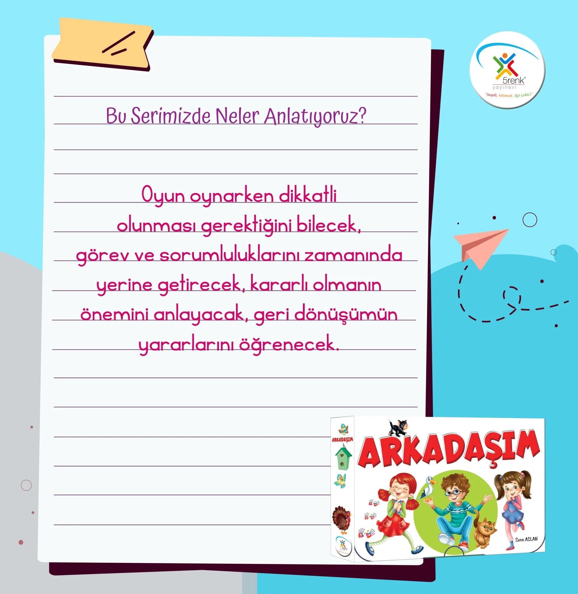 2.SINIF HİKAYE SETİ Arkadaşım (10 Kitap)