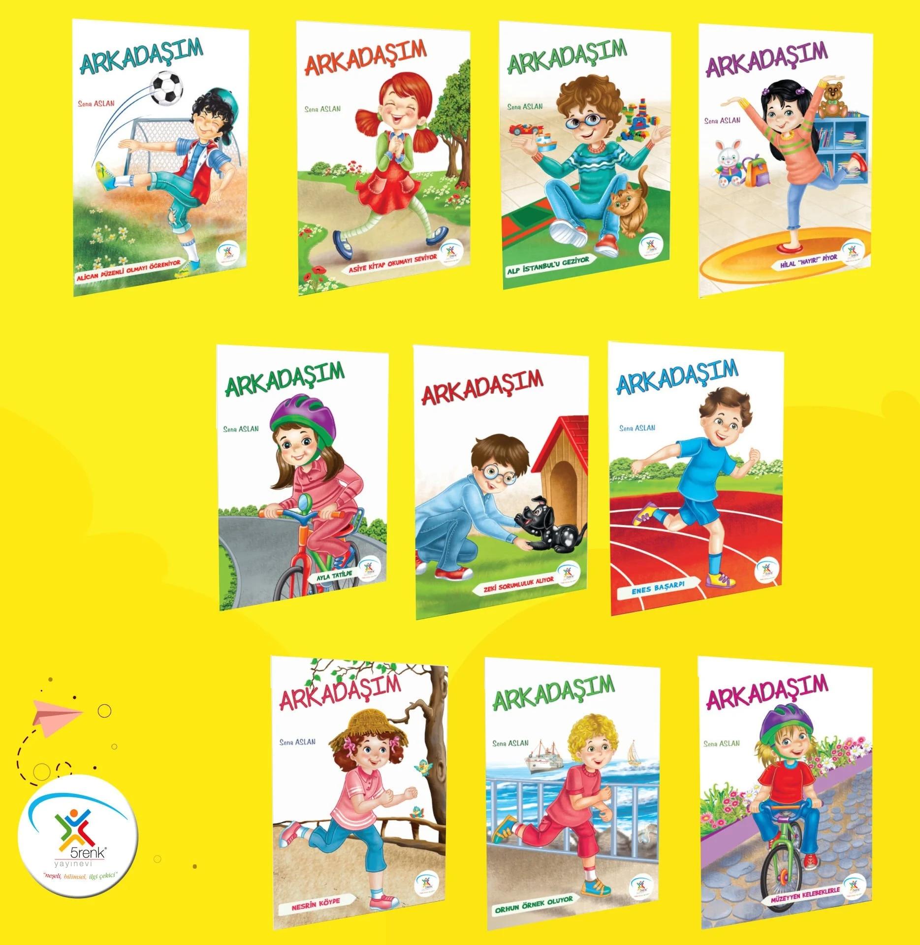2.SINIF HİKAYE SETİ Arkadaşım (10 Kitap)