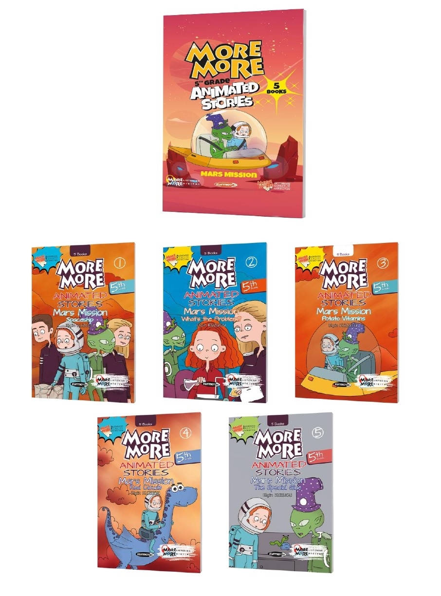 5.SINIF MORE & MORE PREP CLASS COURSE BOOK & ACTIVITY BOOK & 5’Lİ HİKAYE SETİ KUTULU & SKILLS BOOK (READING & WRITING) & SKILLS BOOK (LISTENING & SPEAKING) (5’Lİ SET)