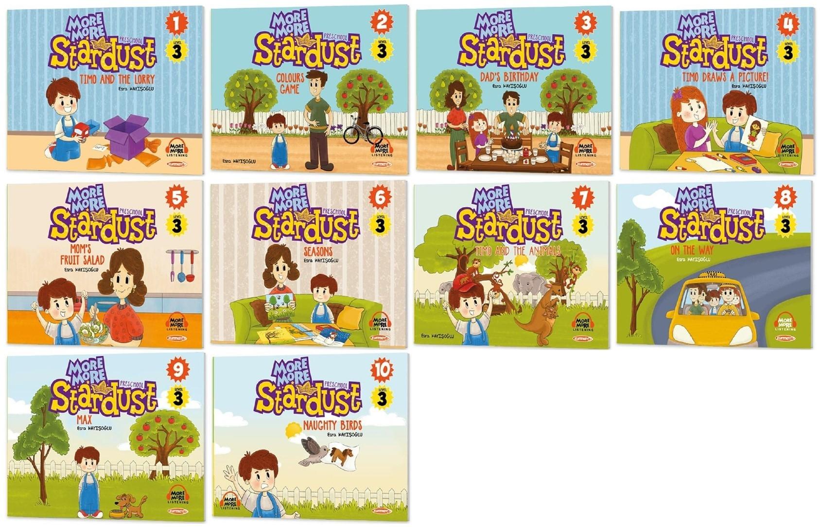 MORE & MORE STARDUST LEVEL 3 HİKAYE SETİ (10 KİTAP) 5-6 YAŞ