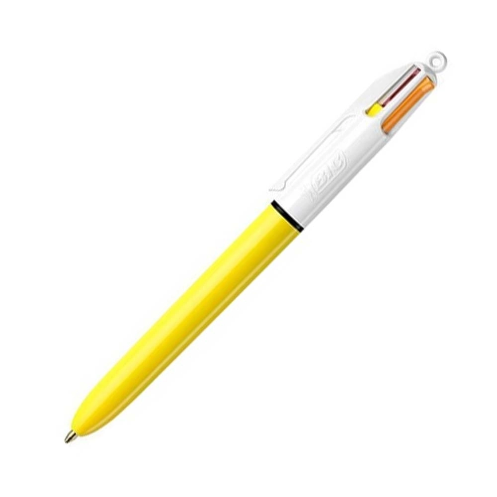 Bic Sun 4 Renk Tükenmez Kalem Sarı Gövde Pastel Renkler