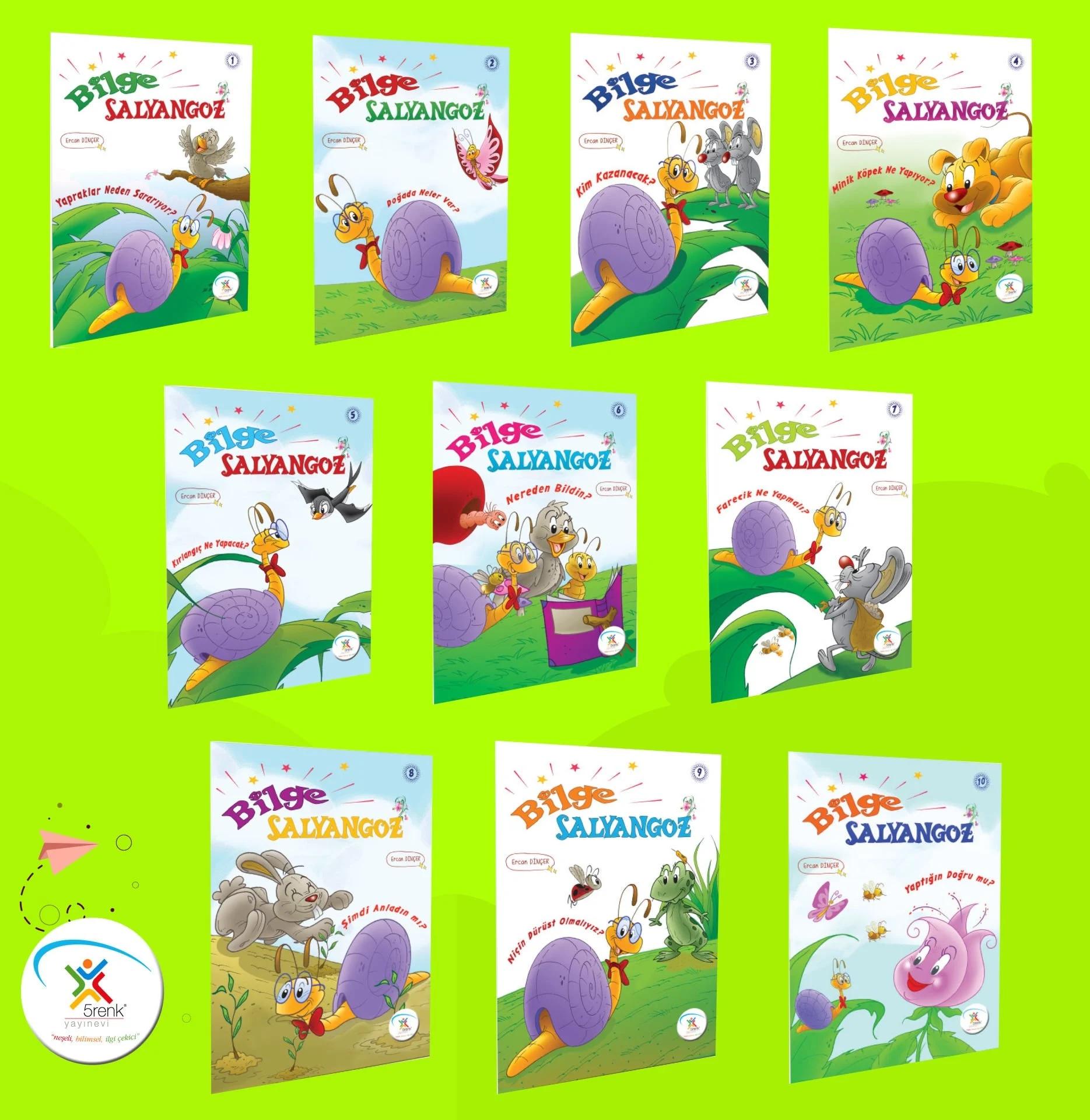 1.SINIF HİKAYELER  BİLGE SALYANGOZ (10 KİTAP)