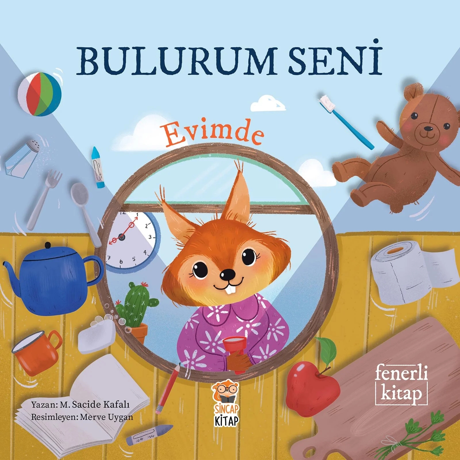 Sincap Kitap Bulurum Seni Evimde Fenerli Kitap Okul Öncesi Kitap - M. Sacide Kafalı