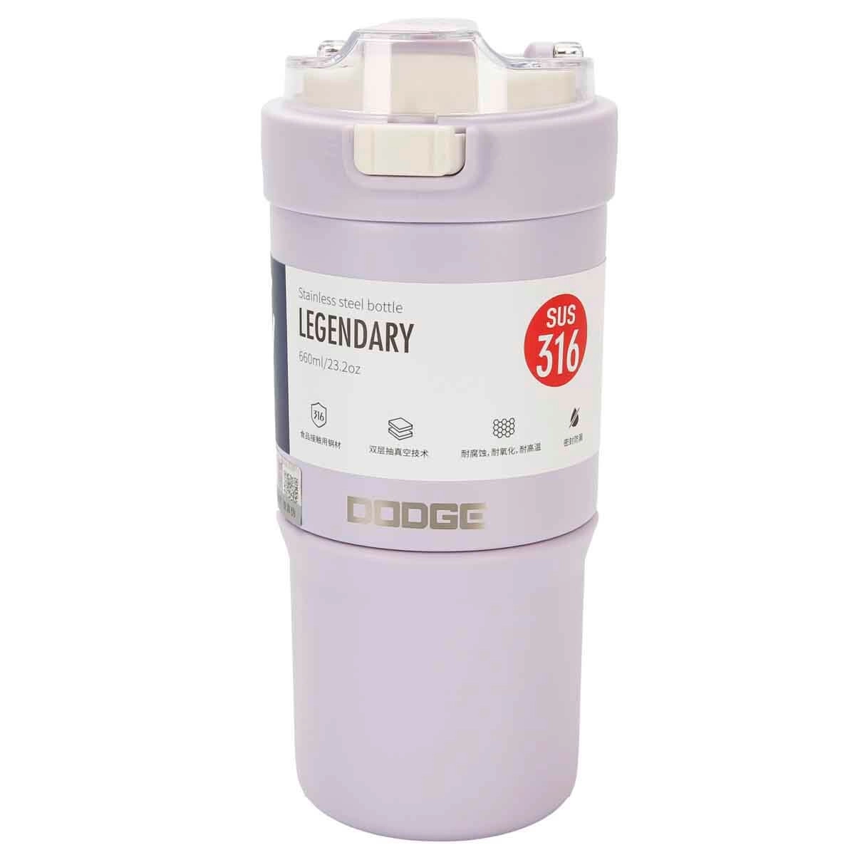 Dodge Legendary Çelik Termos Matara 660 Ml Db-23684-S Mor