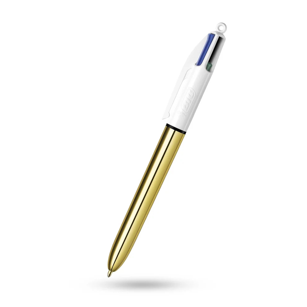Bic 4 Colours Tükenmez Kalem Metalik Altın 964774