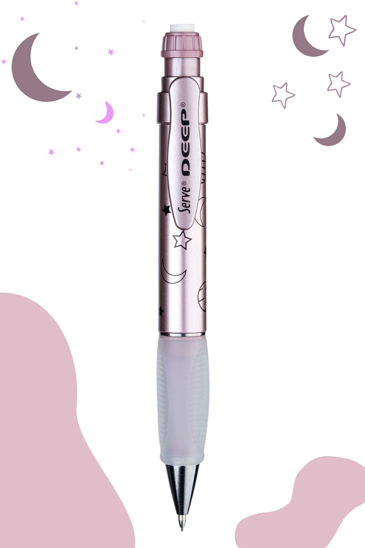 Serve Deep Versatil Kalem Metalik Uzay Temalı - Bronz