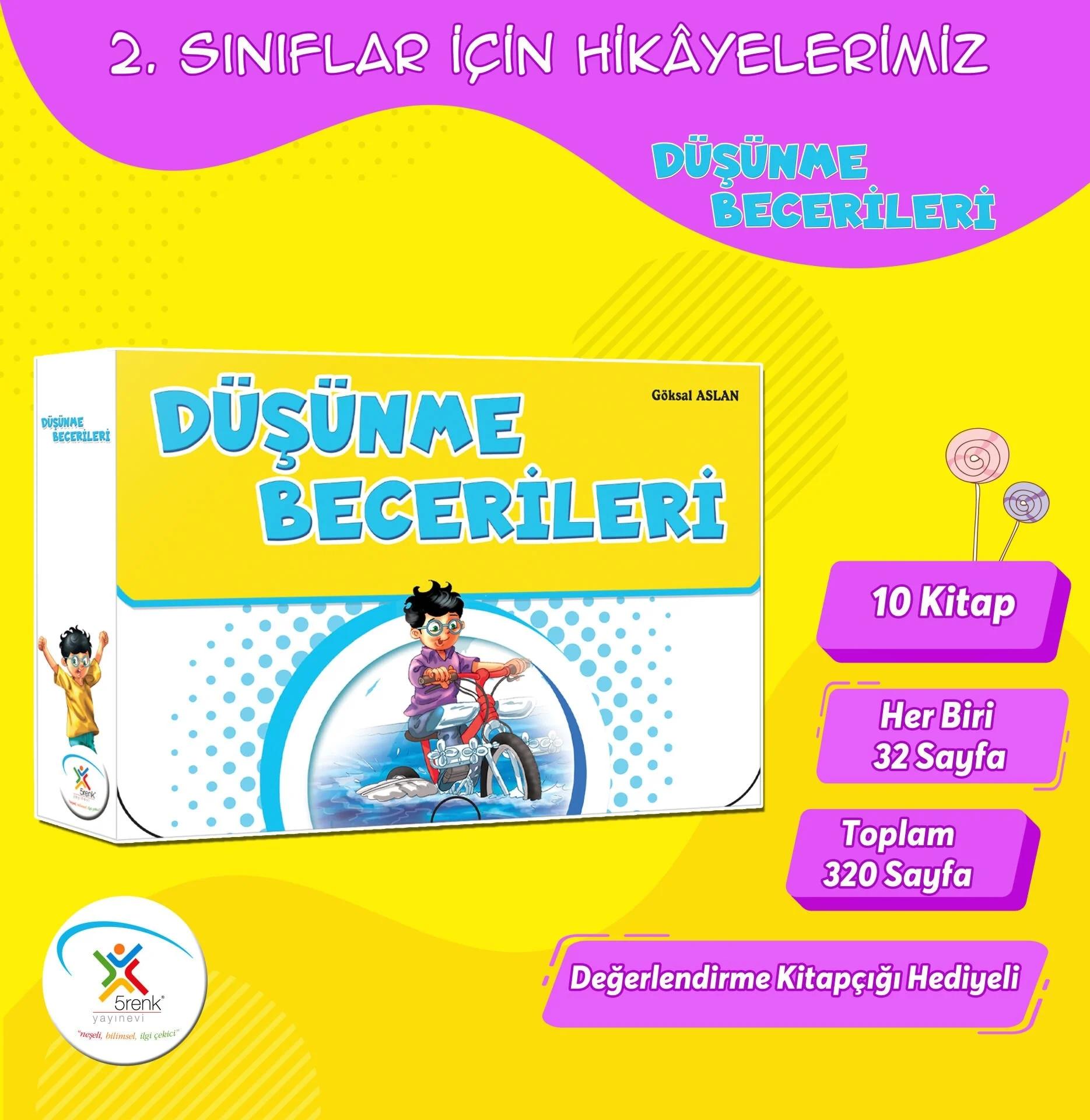 2.SINIF HİKAYE SETİ DÜŞÜNME BECERİLERİ (10 KİTAP)