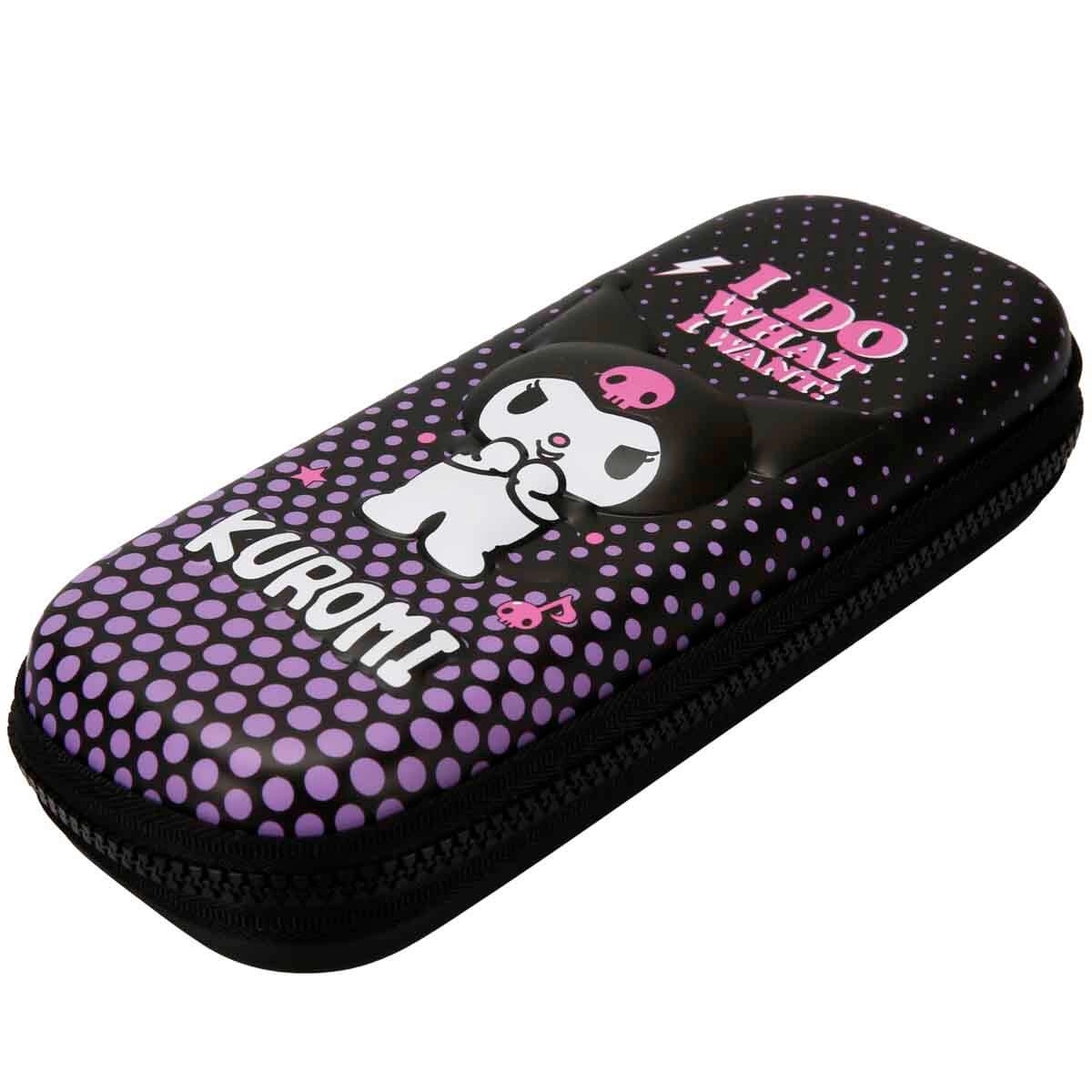 Kuromi Desenli Sert Kapak Kalem Kutusu 3340