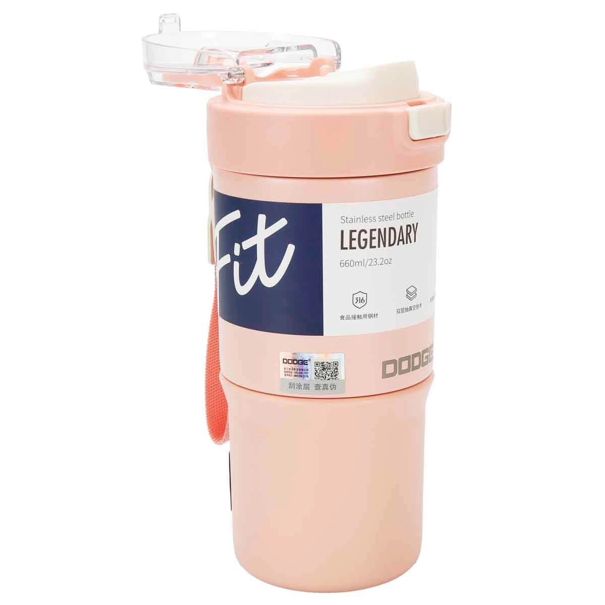 Dodge Legendary Çelik Termos Matara 660 Ml Db-23684-S Pembe