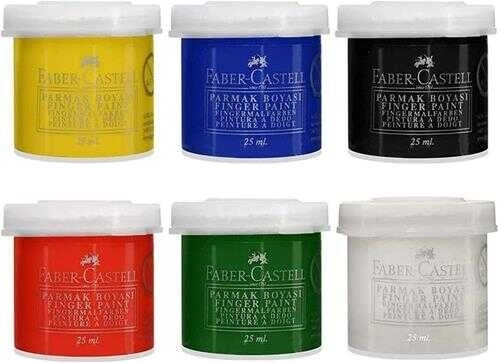 Faber-Castell Parmak Boyası 6 Renk 160402