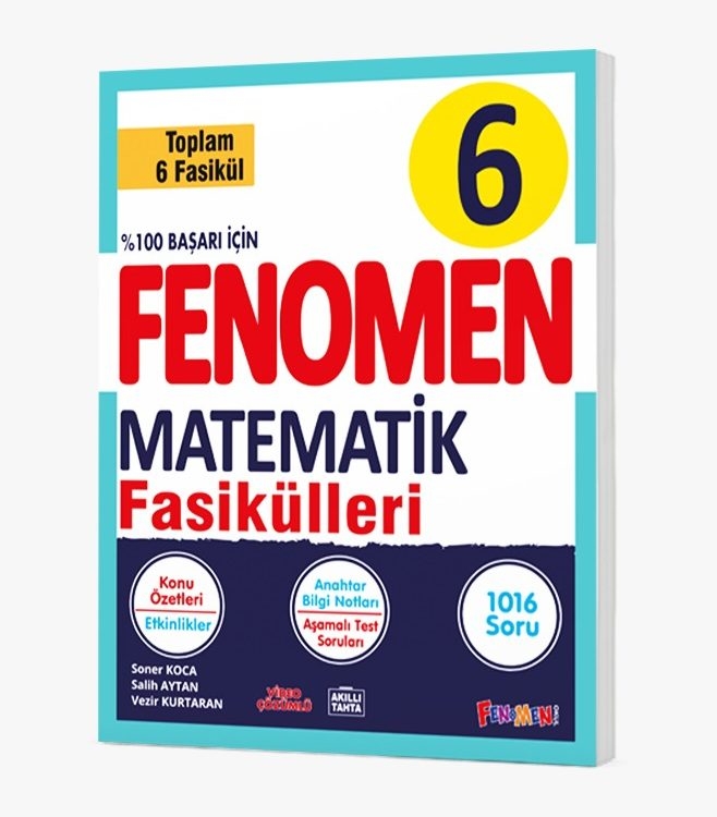 FENOMEN 6 MATEMATİK FASİKÜLLERİ (TOPLAM 6 FASİKÜL)