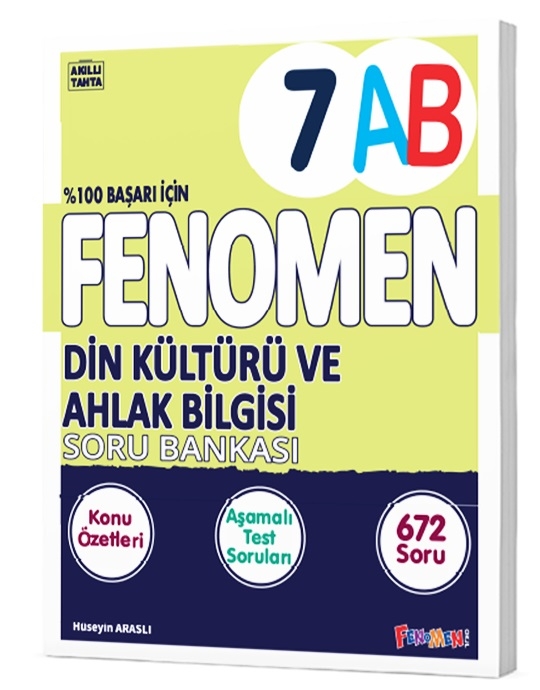 FENOMEN 7 DİN KÜLTÜRÜ VE AHLAK BİLGİSİ KONU ÖZETLİ SORU BANKASI (A-B)