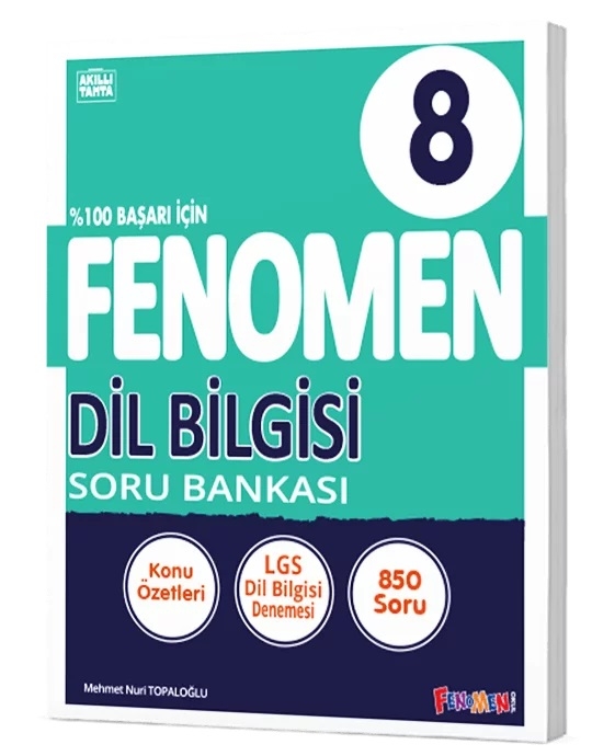 FENOMEN 8 DİL BİLGİSİ SORU BANKASI