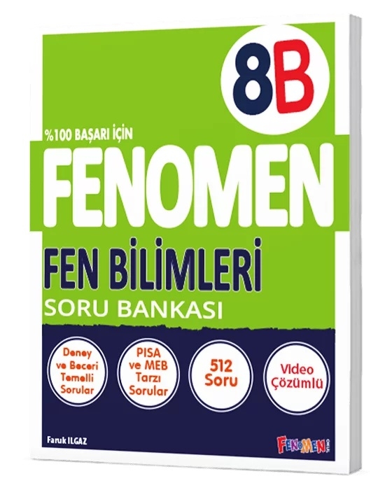 FENOMEN 8 FEN BİLİMLERİ SORU BANKASI (B)