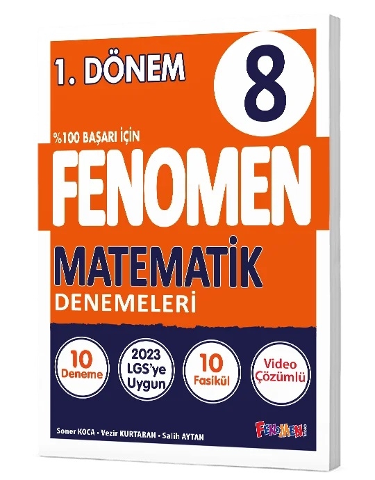 FENOMEN 8 MATEMATİK 1.DÖNEM DENEMELERİ (10 DENEME)