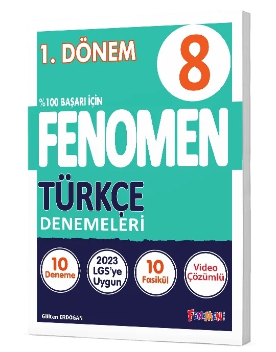 FENOMEN 8 TÜRKÇE 1.DÖNEM DENEMELERİ (10 DENEME)