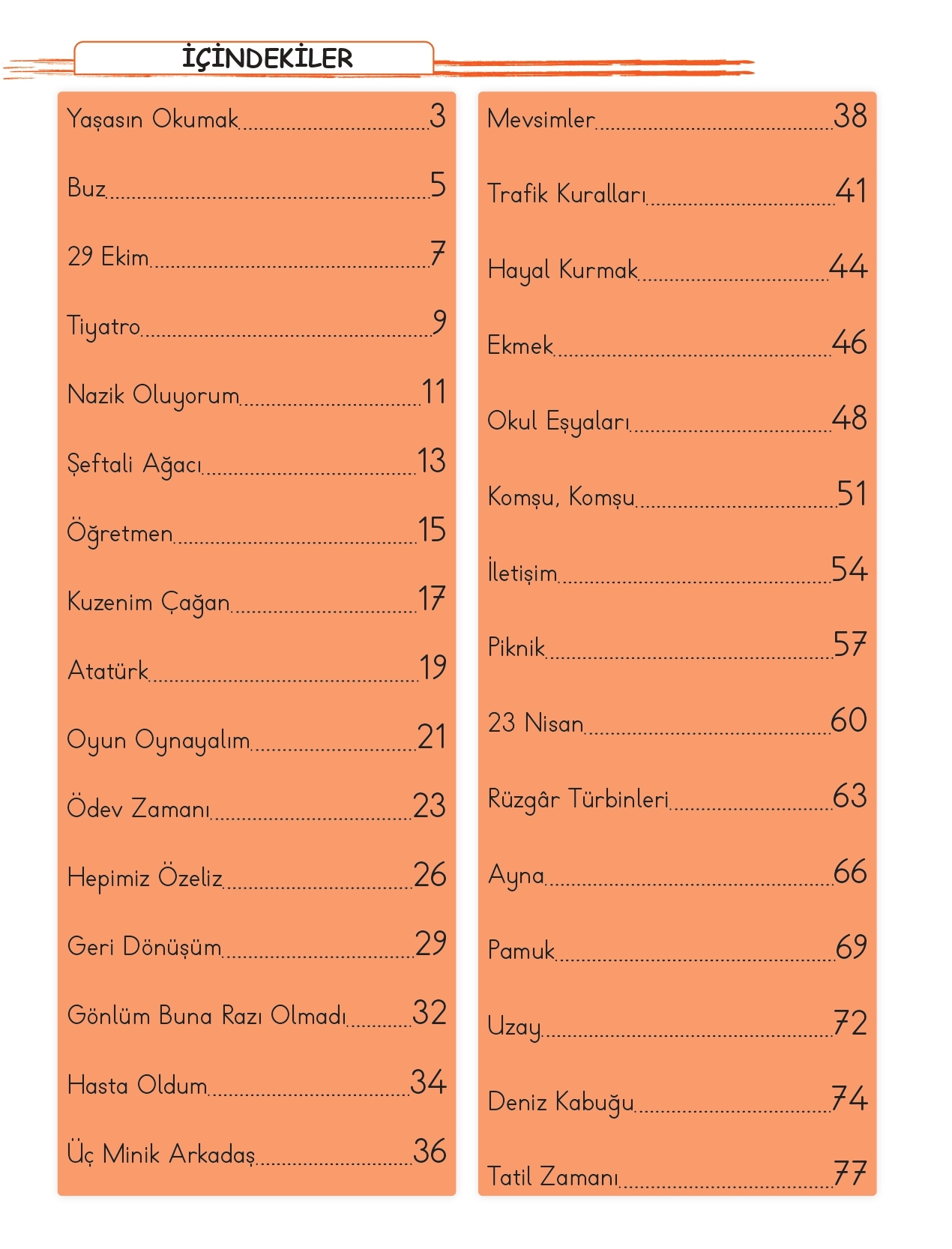 Fenomen Çocuk 1. sınıf Okuma Vadisi