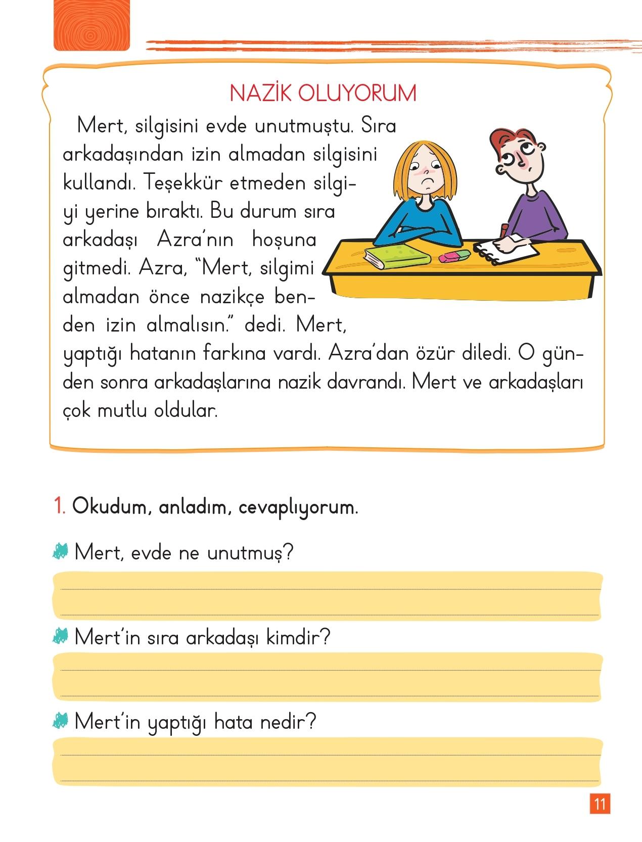 Fenomen Çocuk 1. sınıf Okuma Vadisi