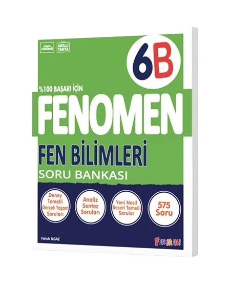 FENOMEN 6 FEN BİLİMLERİ SORU BANKASI (B)