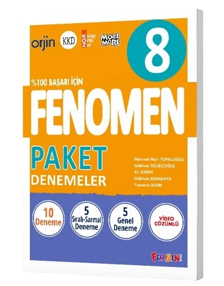 FENOMEN 8 TÜM DERSLER PAKET DENEMELER (10 DENEME)
