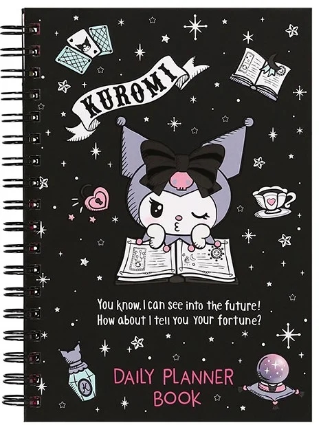 Gifi Sanrio Kuromi Spiralli Daily Planner Stickerli Konuşan Ajanda 158 30 11