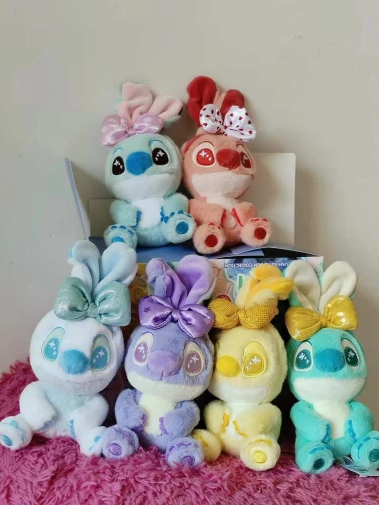 Yeni Model Stitch Sürpriz Kutu Peluş Anahtarlık, Oyuncak, Çanta Charm
