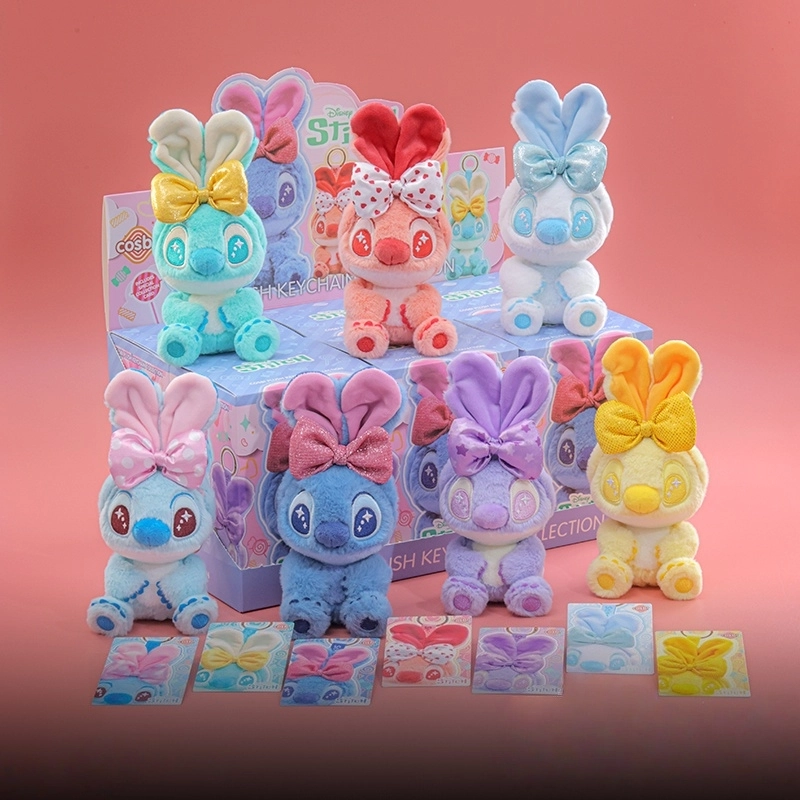 Yeni Model Stitch Sürpriz Kutu Peluş Anahtarlık, Oyuncak, Çanta Charm