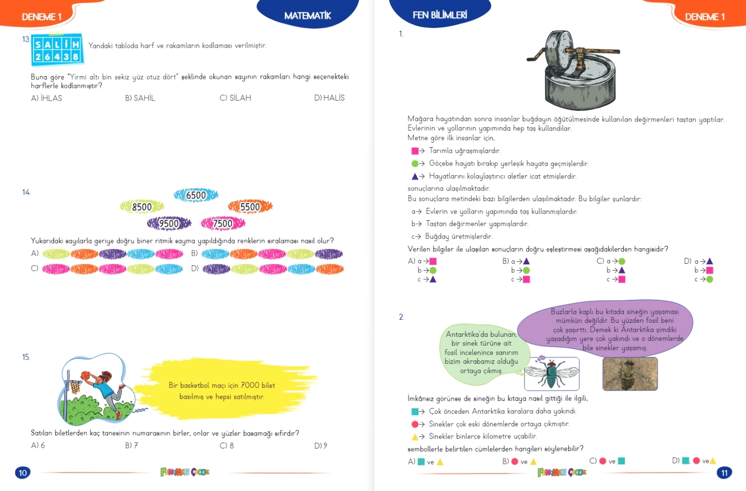Fenomen Çocuk 4. Sınıf Paket Deneme