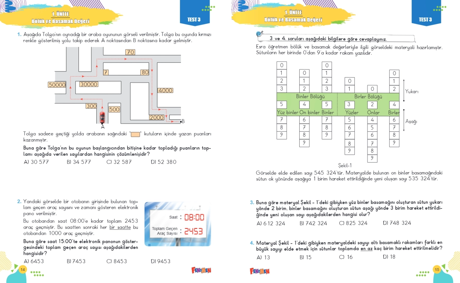 Fenomen 4.Sınıf Matematik Soru Bankası