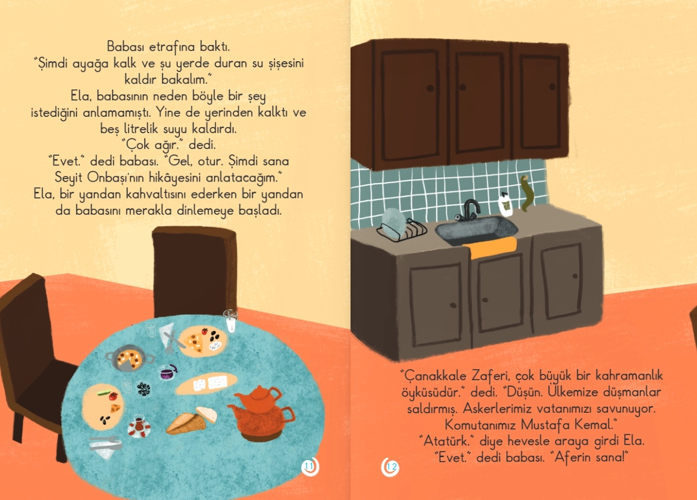 Ela ile Elma Hikâye Seti 10 Kitap + 1 Değerlendirme Kitabı Ay Çocuk