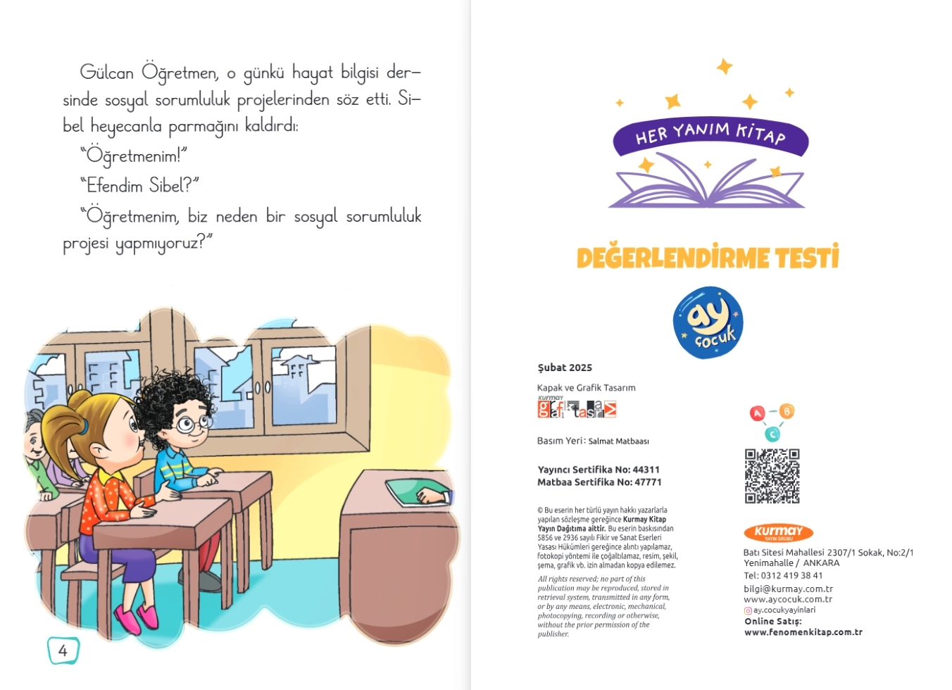 Her Yanım Kitap Hikaye Seti 10 Kitap ve + 1 Değerlendirme Kitabı  Ay Çocuk