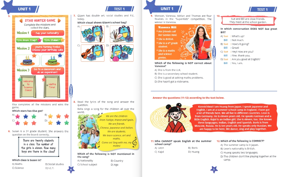 5.SINIF MORE & MORE PREP CLASS TEST BOOK