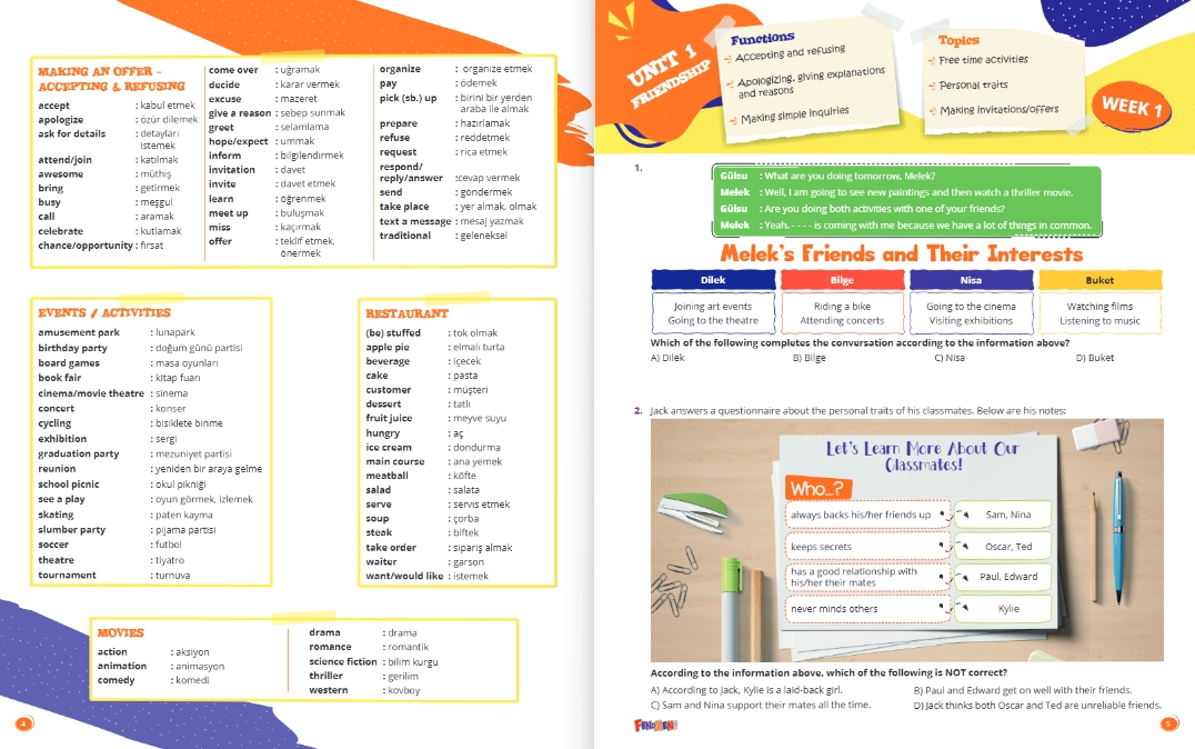 FENOMEN 8 ENGLISH TEST BOOK 