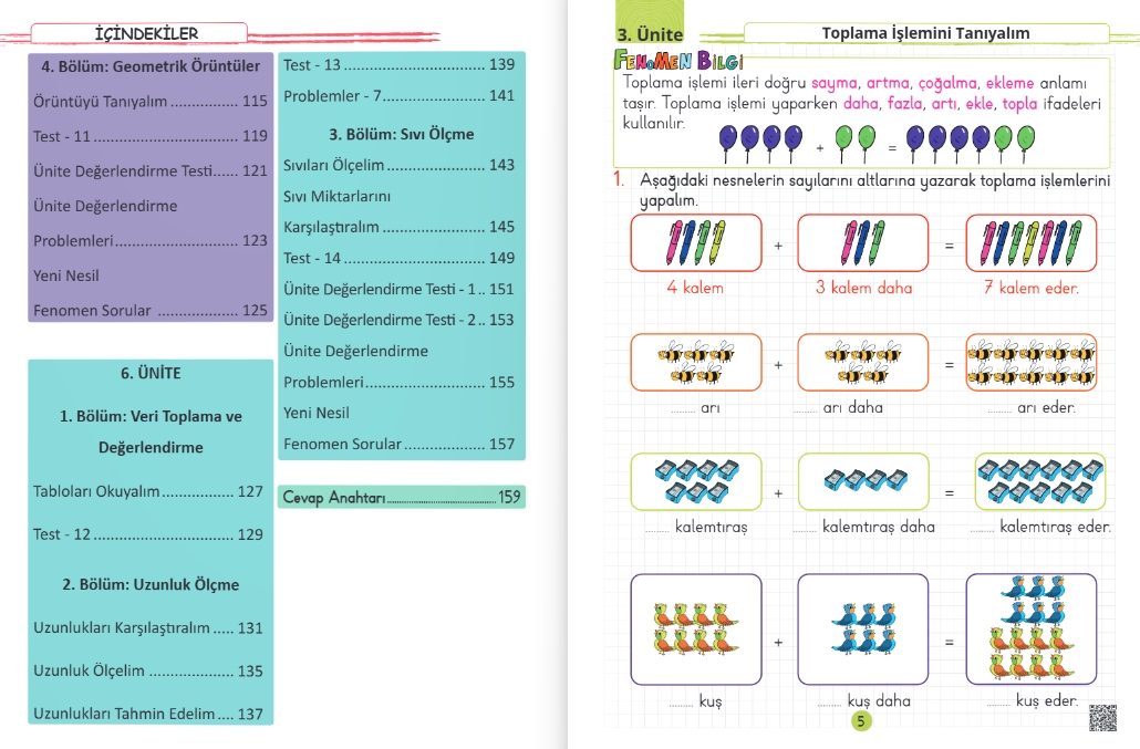 Fenomen Çocuk 1 .Sınıf Matematik