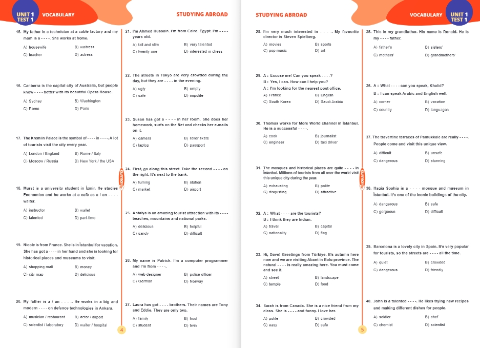 LİSE 9.SINIF MORE & MORE SANTRA TEST BOOK